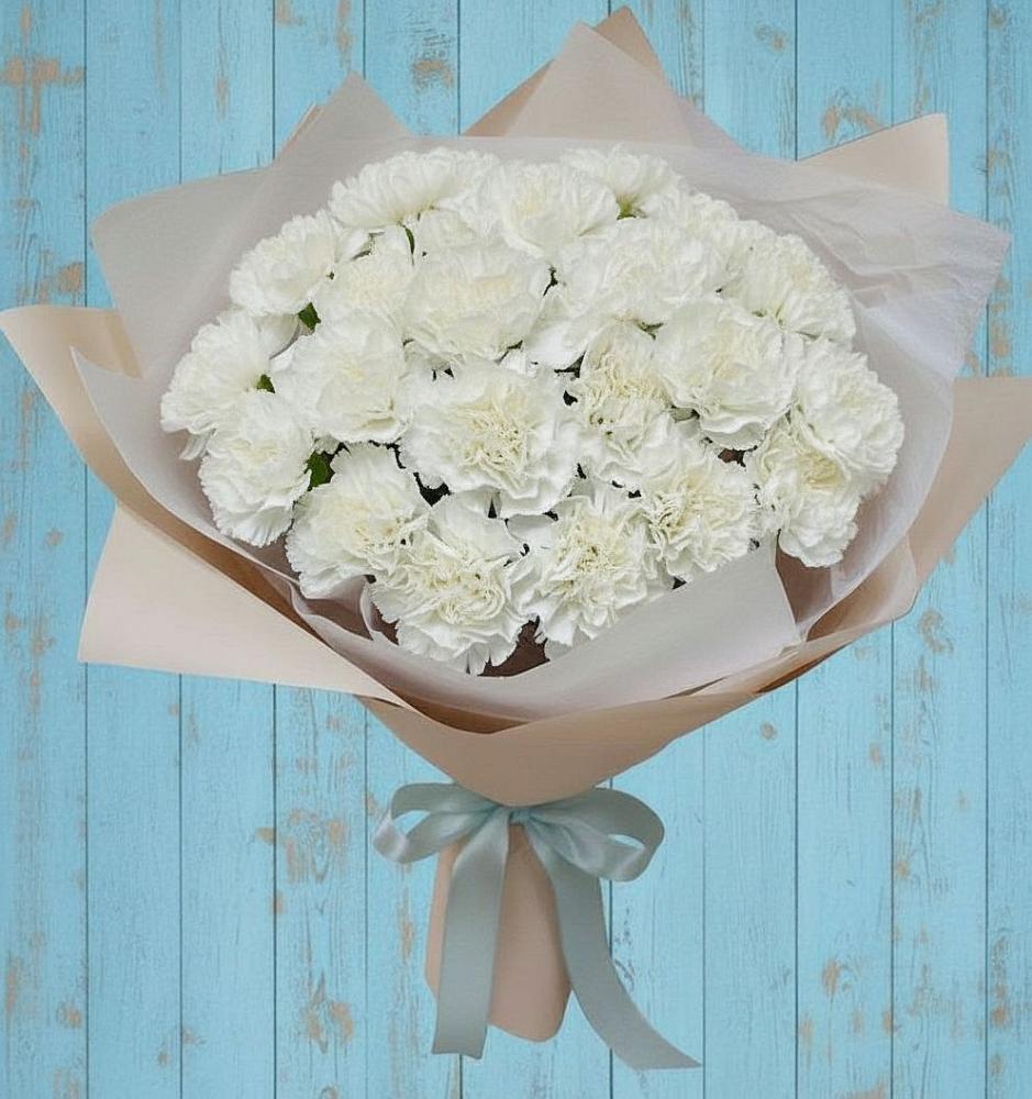 Букет цветов из: Гвоздики в Дмитровское