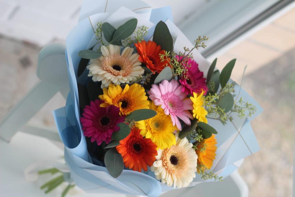 Букет цветов из: Герберы в Дмитровское