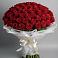 Букет 101 Красная роза Блэк Мэджик в Дмитровское