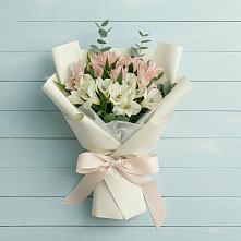 Букет цветов из:  Альстромерии в Дмитровское