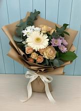 Букет цветов из:  Герберы и Хризантемы в Дмитровское
