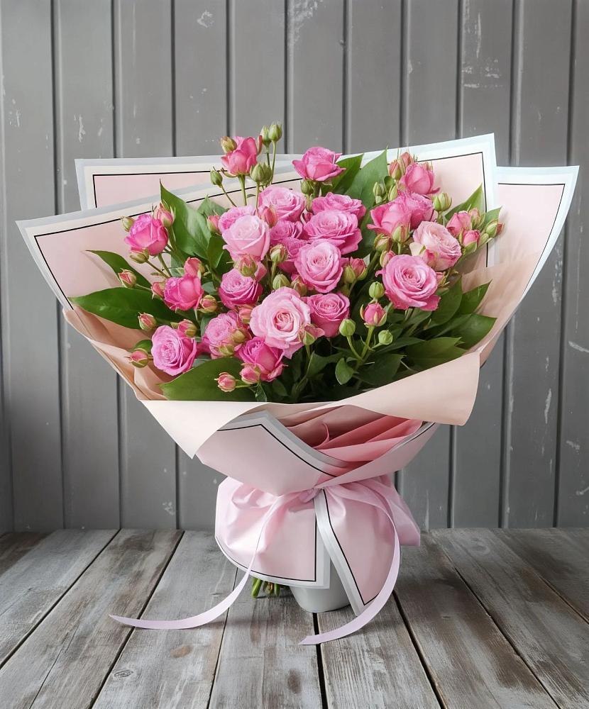 Букет Розовый кустик в Дмитровское