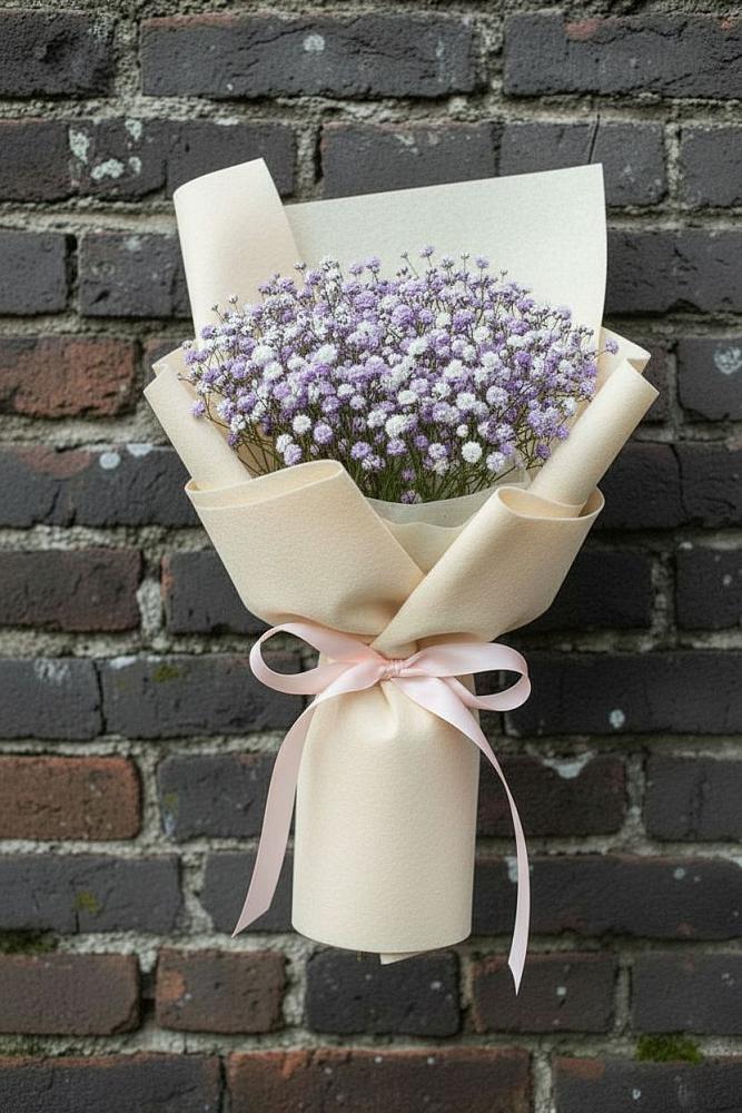 Букет цветов из: Гипсофила в Дмитровское