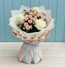 Букет цветов из:  Розы #REPLACE_PRED# Дмитровское