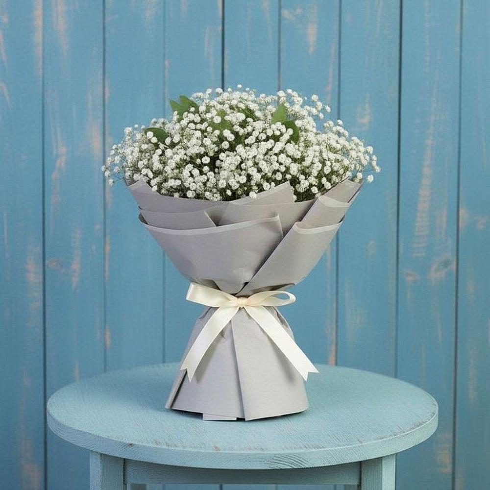 Букет цветов из: Гипсофила в Дмитровское