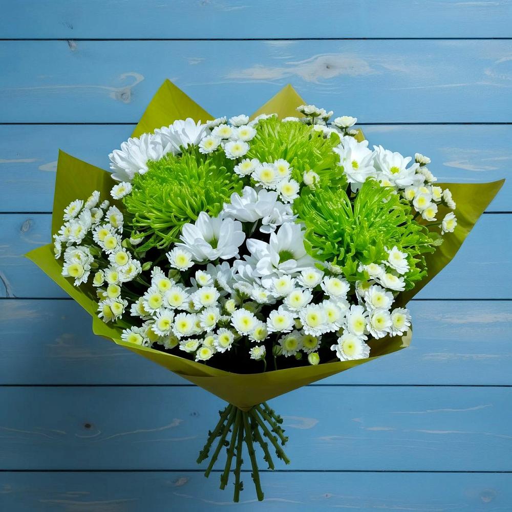 Букет цветов из: Хризантемы в Дмитровское