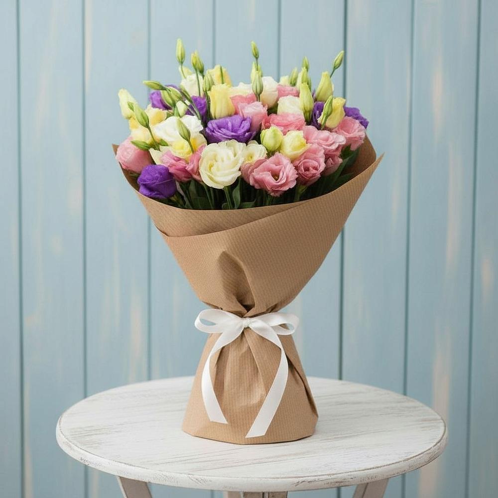 Букет цветов из: Лизиантусы в Дмитровское