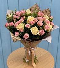Букет цветов из:  Розы в Дмитровское
