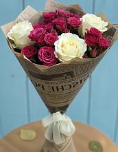 Букет цветов из:  Розы #REPLACE_PRED# Дмитровское
