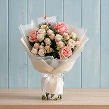 Букет цветов из:  Розы в Дмитровское