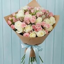 Букет цветов из:  Розы в Дмитровское